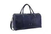 Pierre Cardin - 56cm Leather overnight bag - Midnight Blue