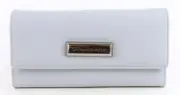 NEW Catherine Malandrino STEPHANIE SAFFIANO Sky Womens CLUTCH WALLET Great gift