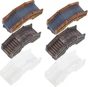 TOYANDONA 6pcs Set Micro Landscape Bridge Miniature Bridges Miniature Garden Accessories Welcome Miniature Fairy Garden Accessories Decorations Tiny Dollhouse Landscapes Resin