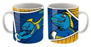 Parramatta Eels NRL Mascot Design TEAM Ceramic Massive 20oz Coffee Mug Cup