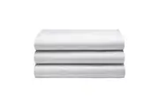 Belledorm Cotton Sateen 1000 Thread Count Flat Sheet (White) - UTBM125