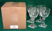 Peill DOMINO White Wine Glasses SET OF FOUR More Items Available MINT IN BOX