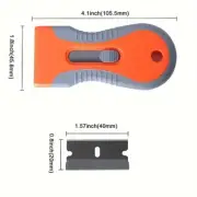 ERGONOMIC SAFETY SCRAPER WITH FIVE (5) FREE BLADES