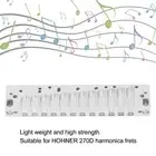 Harmonica Comb Part 12Hole Chromatic Scale Comb Frosted Silver Lightweight F IDS