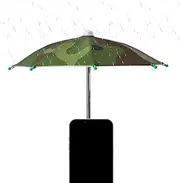 Phone Shade From Sun - Sun Protection Phone Stand Umbrella - Smartphones Tanning Shade Anti-Glare Cellphone Cover Fun for Beach Travel