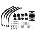 4* Metal Leaf Springs Damper Chassis For Tamiya For Axial SCX10 D90 1/10 RC Car