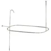 Kingston Brass ABT1040 Vintage Tub Riser Retrofit Conversion Kit - Nickel