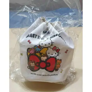 正版 凱蒂貓Hello Kitty小束口零錢包 鑰匙包 飾品包 耳機包 小物收納包 PU皮 全新品 聖誕節禮物 交換禮物