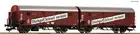 Roco 76558 Ho Scale Two Freight Cars Type Gllh 12 Dresden German Federal Railway