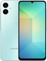 [Samsung] Galaxy A06 4G LTE (128GB + 4GB) Latin Version SM-A065M/DS (Tmobile Metro Mint & Global) 6.7" Dual Sim 50MP Dual Cam + (Wall 25W Dual Port Bundle) (Light Green SM-A065M/DS Model)