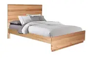 MD Nancy Solid Timber Bed in Natural Finish