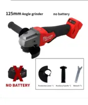 Milwaukee 125mm Braking Brushless Angle Grinder 3 Gears M14 Electric Cordl