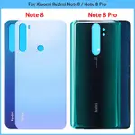 REDMI XIAOMI 全新適用於小米紅米 NOTE 8 PRO 電池後蓋門玻璃面板貼紙適用於小米紅米 NOTE 8