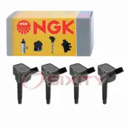 4 pc NGK Ignition Coils for 2019 Audi Q3 2.0L L4 Spark Plug Wire Boot gx