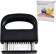 Meat Tenderizer with Protection Cover, 48 Stainless Steel Ultra Sharp Needle Blade Tenderizer, Heavy Duty Meat Tenderizer Cooking Machine for Tenderizing Beef Turkey Chicken Steak Veal Pork Fish (1)