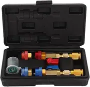 Valve Core Tool,Air Condition Valve Core Removal Tool - Portable Refrigeration Installer Set AC System Repair Kit for Car Truck Motorcycle