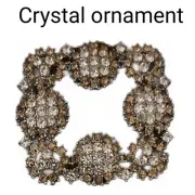 Crystal Ornament/Concho Bags,shoes, Belts, Bracelets 2” X 2”