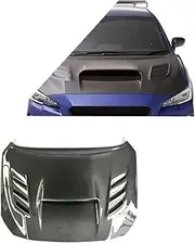 Car Accessories Carbon Fiber VS Arising II Style Hood Bonnet For 2015-2019 Compatible for Impreza VA WRX S4 & WRX STI Sedan Hood Cover