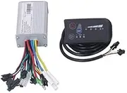 Vuzmode Controller and Display Set, 350W Electric Bike Controller with LED Display Panel Accessories, for Electric Electric Scooter Scooters Equipment E-Scooter Brushless Controller