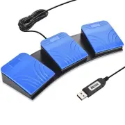 USB Foot Pedal Optical Switch Control Key Button Program PC Keyboard Action HID