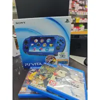 在飛比找蝦皮購物優惠-SONY PS VITA PCH-1107 3G 藍色+M2