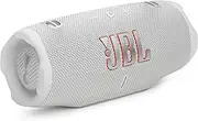 [JBL] Charge 6 - Portable Waterproof & Drop-Proof Bluetooth Speaker, Bold Pro Sound with AI Sound Boost, 28Hrs of Playtime, Built-in powerbank & Comes with a Sturdy/Removable Carrying Strap (White)