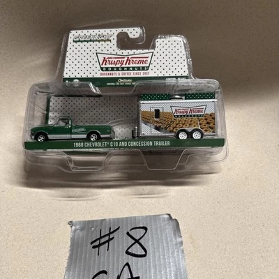 GreenLight 1968 Chevrolet C10 & Krispy Kreme Concession Trailer 1:64 Diecast