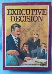 NEW 1971 VINTAGE EXECUTIVE DECISION BOARD GAME NEVER PLAYED EXCELLENT CONDITION