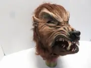 1984 Be Something Studios Mask Howl O Ween Wolf Werewolf Old Store Stock RARE