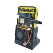 Gamma 601 Solo Miner 1.2TH/S BM1370 Asic Chip Bitcoin BTC Miner 18-22W From Antminer S21 Pro with Stand AU PLUG YellowBlack