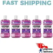 5X Listerine Total Care Teeth Protect Milder Taste Zero Alcohol Mouthwash 250ml