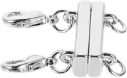 OFFIGAM Magnetic Necklace Spacer Clasp Layering Necklace Buckle Womens Jewelry Magnetic Clasp DIY Bracelet Strong Magnet