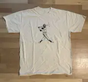 Travis Scott Cactus Jack 2023 Celebrity Softball Batter Up Cream Tee