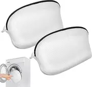 [Generic] Shoe Wash Bag - Shoe Cleaning Bag | Trainer Wash Bag for Washing Machine | Reusable Zipper Soft Laundry Bag Fine Mesh Bag to Wash Shoes in Washing Machine Trainer Washing Machine Bag