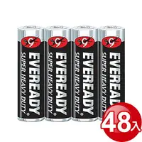 在飛比找樂天市場購物網優惠-EVEREADY永備 碳鋅電池 AA 3號電池 48入/盒(