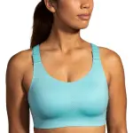 【BROOKS】女 DARE RACERBACK跑者款SPORTS BRA 2.0_水潤藍(350085452)