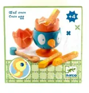 DJECO Coco Egg Set playfood NEW SEALED