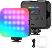 NEEWER Magnetic RGB Video Light, 360° Full Color RGB61 LED Camera Light