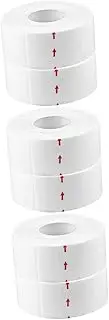 Healeved 3sets Sweatproof Stickers for Collar Hats Gauze Hardhat Hangers Hard Hat Sweat Bands Cap Stain Liner Blocker Stopper Hard Hat Accessories Hard Hat Stickers White Non-Woven 2rolls*3