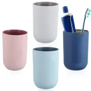 4 Pcs Washing Cup Suction Hooks Bathroom Toothbrush Holder Holders
