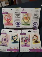 Crafters Companion Dimensional Tempales And Corresponding Dies Set Of 4