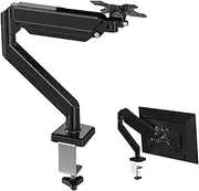 Laptop Tray Desk Mount,2 in 1 Function Monitor Laptops Mount,Fits Max 23" Notebook and 32" Computer Screen,Single Monitor Mount with Laptop Tray, Holds up to 22lbs