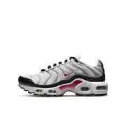 NIKE AIR MAX PLUS (GS) SIZE UK 6 EUR 39 (CD0609 017) PHOTON DUST / VARSITY RED