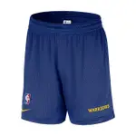 【NIKE 耐吉】短褲 男款 運動褲 籃球褲 NBA 金州勇士隊 AS GSW MNK OPENHOLE MSH SHR 藍 FV1993-495