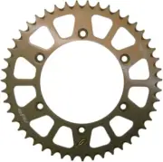SUNSTAR REAR SPROCKET ALUMINUM 47T (5-357747) 92-2647 1211-0174 Silver 5-357747