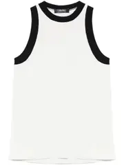 ['S Max Mara] Slalom tank top M White