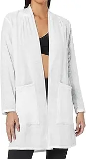 [Generic] Womens Casual Lightweight Cardigan With Pockets 3/4 Sleeve Front Dust Duster Coat Women Fall Black Blazer Cardigans Ladies Petite White Quilted Denim Jacket Half Sleeved Coats