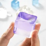 Ice Cube Fidget Squishes Toys, Funny Ice Cube Stress Ball Party Favors Gifts for Kids Adults, Soft Ice Cube Anti-Anxiety Stress Relieving Sensory Toys