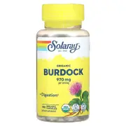 Solaray, Organic Burdock, 100 Organic Capsules (485 mg per Capsule)