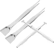 LOORGVEL 1Set Multi Use Nonslip Tweezers for Cake Decorating Jewelry Making Pearl Grabbers Long Claw Tweezers Precision Tools for Crafting Baking
